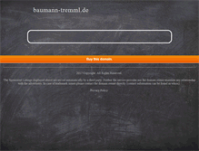 Tablet Screenshot of baumann-tremml.de